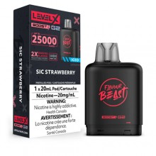 Level X Boost Sic Strawberry Iced 25k 20mg
